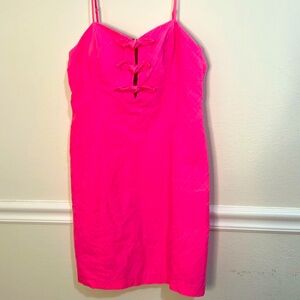 Lilly Pulitzer dress signs for wear shown in photos.